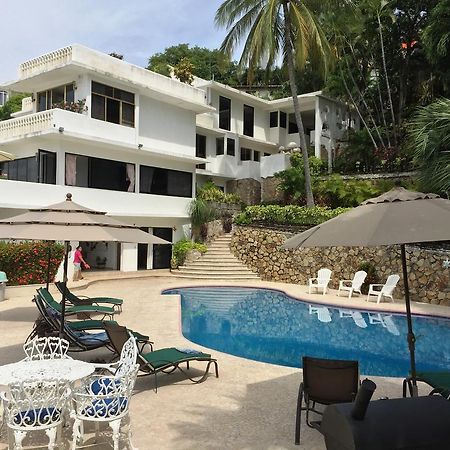 Villa Guitarron gran terraza vista espectacular 6 huespedes piscina gigante Acapulco Exterior foto