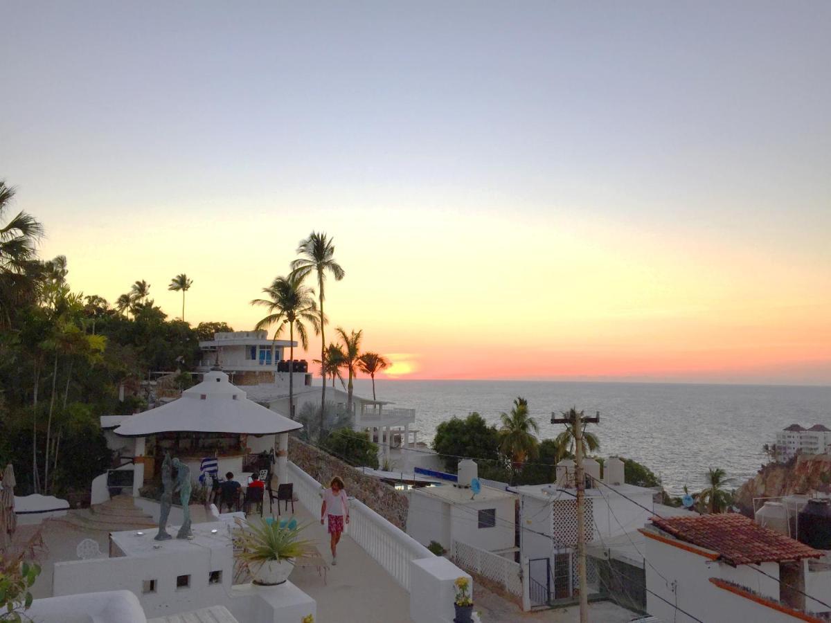 Villa Guitarron gran terraza vista espectacular 6 huespedes piscina gigante Acapulco Exterior foto