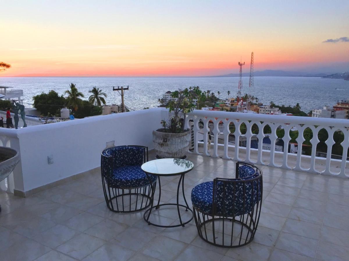 Villa Guitarron gran terraza vista espectacular 6 huespedes piscina gigante Acapulco Exterior foto