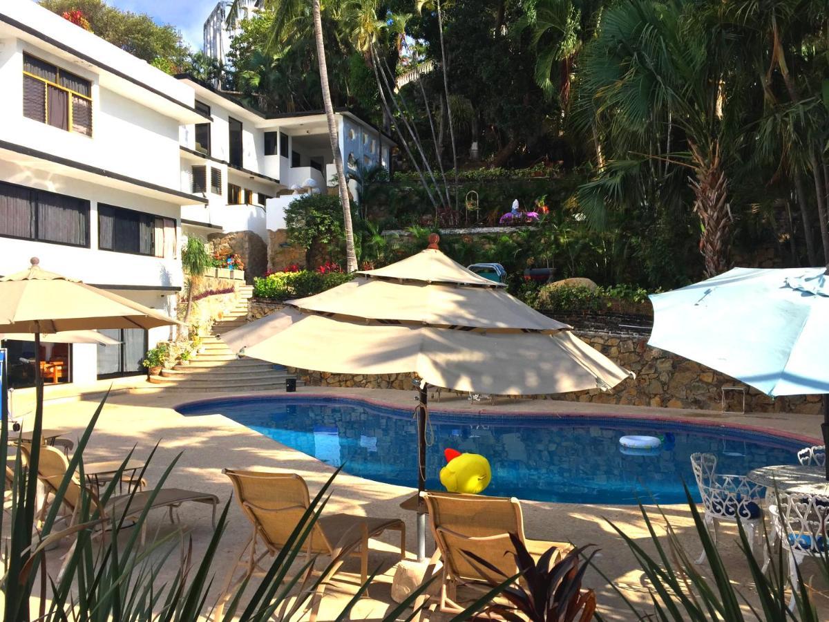 Villa Guitarron gran terraza vista espectacular 6 huespedes piscina gigante Acapulco Exterior foto