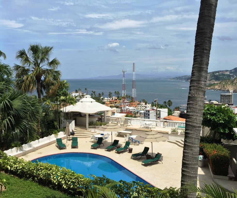 Villa Guitarron gran terraza vista espectacular 6 huespedes piscina gigante Acapulco Exterior foto