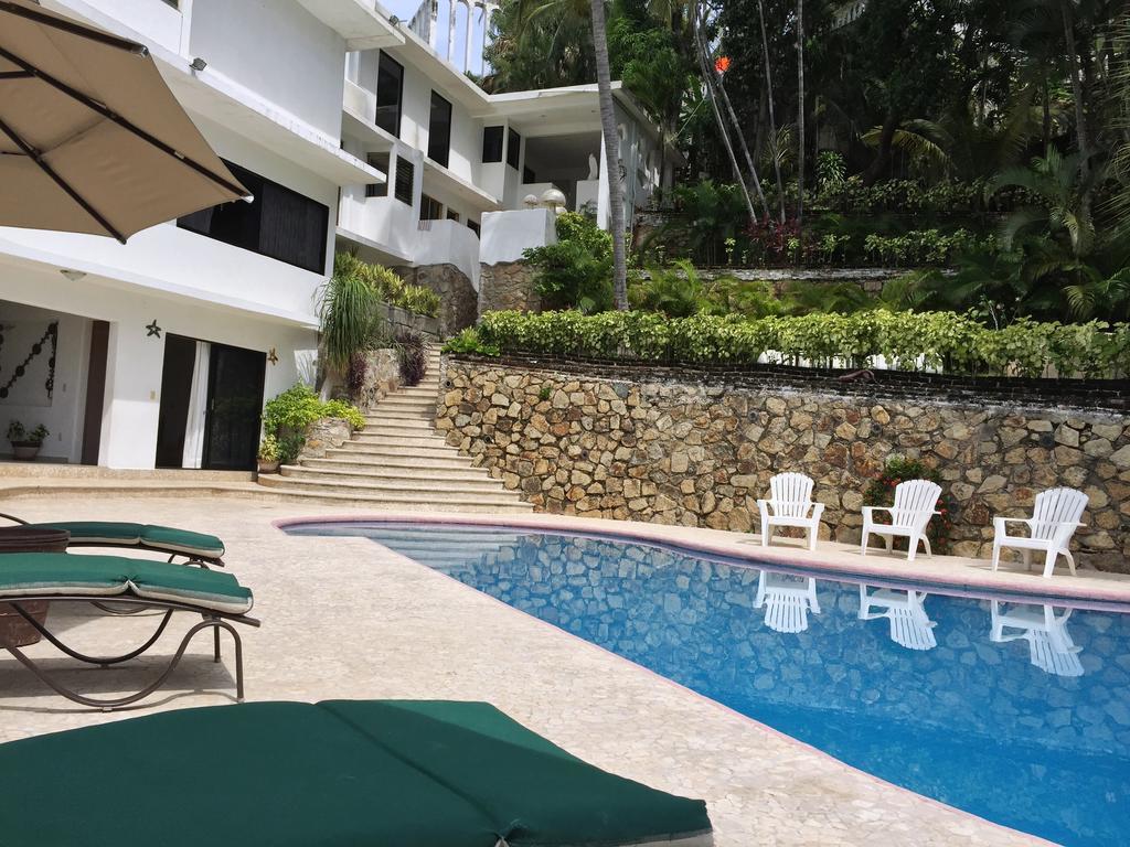 Villa Guitarron gran terraza vista espectacular 6 huespedes piscina gigante Acapulco Exterior foto