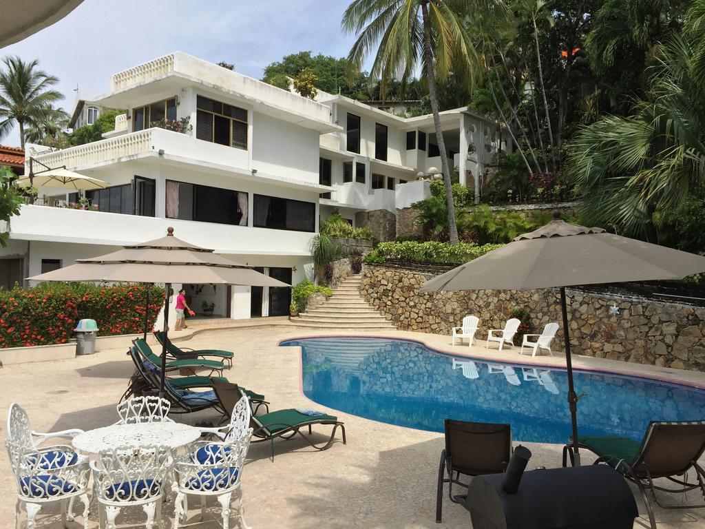Villa Guitarron gran terraza vista espectacular 6 huespedes piscina gigante Acapulco Exterior foto